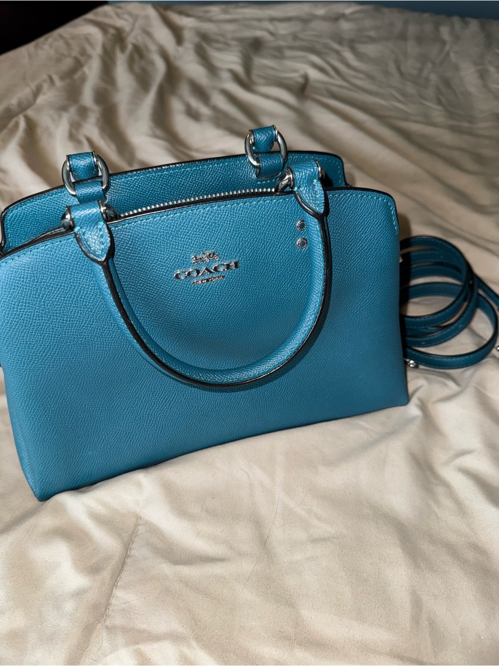 Coach Small Lillie Tote Bag - Teal